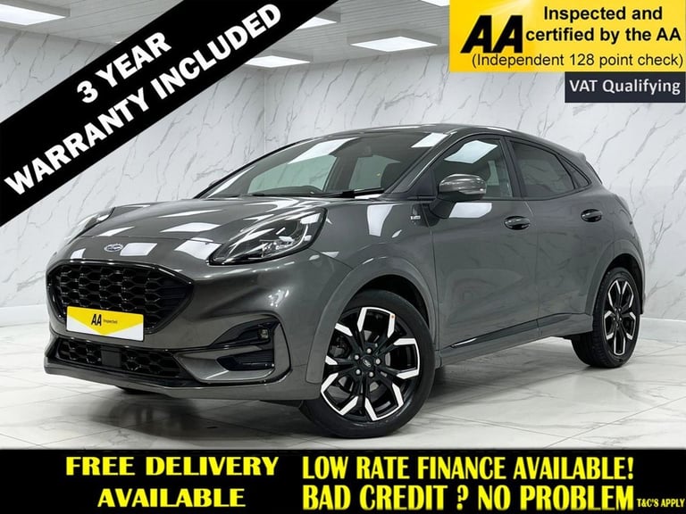 image for 2021 Ford Puma 1.0T EcoBoost MHEV ST-Line X SUV 5dr Petrol Manual Euro 6 (s/s) (155 ps) HATCHBACK...