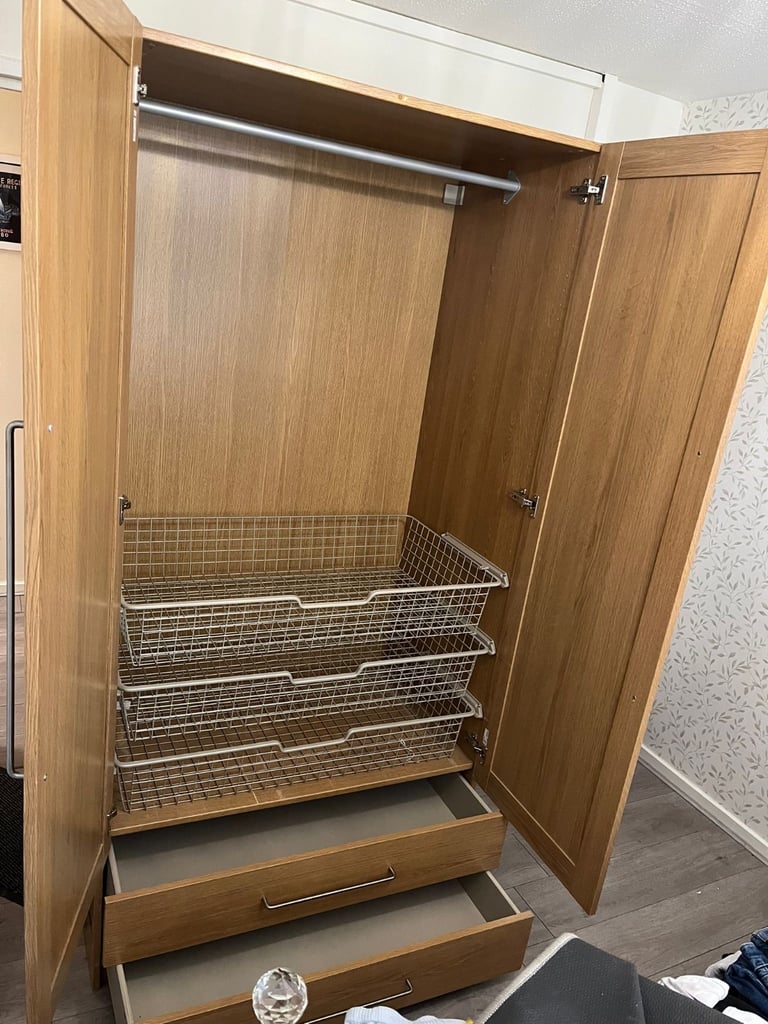 IKEA wardrobe with 2 bottom drawers 