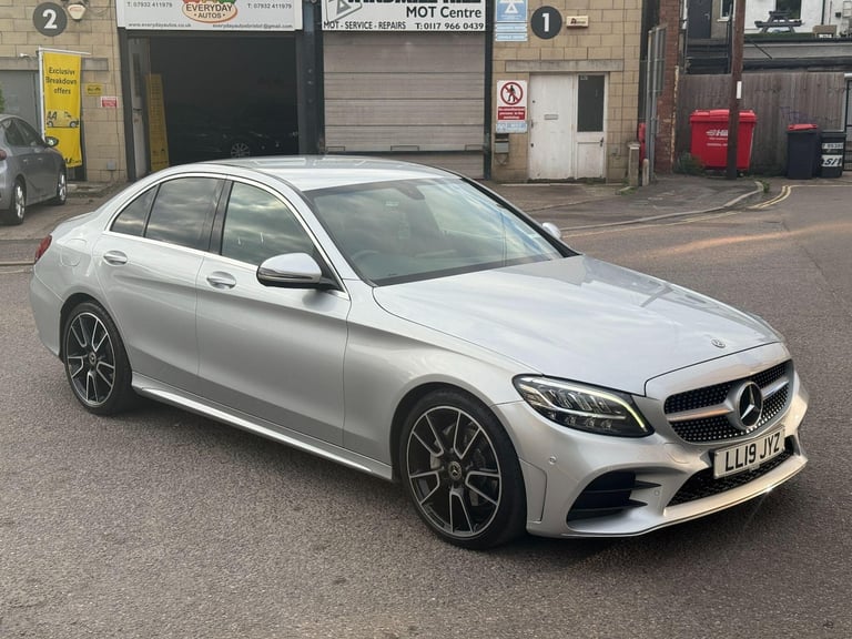 2019 Mercedes-Benz C-Class 1.5 C200 MHEV EQ Boost AMG Line G-Tronic+ Euro 6 (s/s) 4dr SALOON Petr...