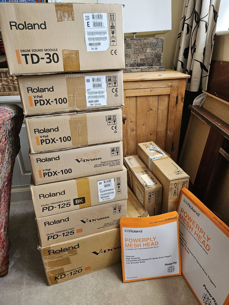 Roland VDrums TD30K Drum Kit (6 piece)