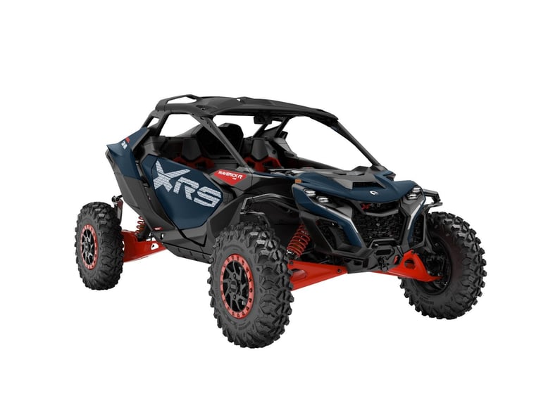 2025 Can-Am Maverick R X RS DCT SAS – Dusty Navy & Legion Red – £51,299