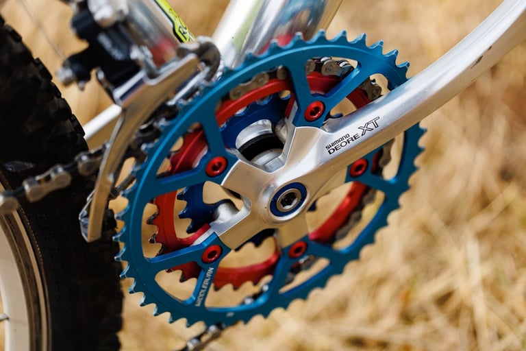 Ozone Retro Competition Mountain Bike Hope Ti-glide Shimano XT XTR Pace RC35 Flite Titanium