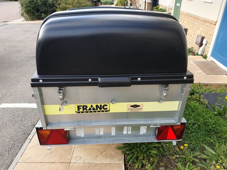 Franc 4x3 trailer with ABS hard top 