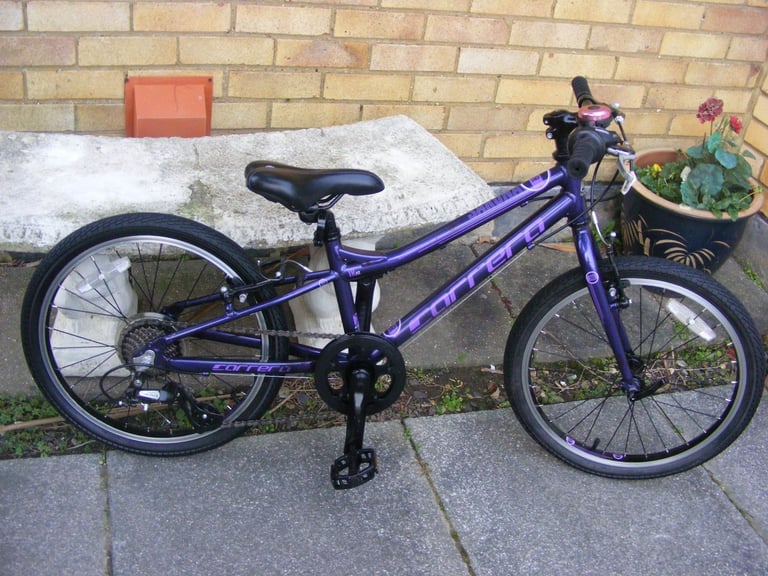 GIRLS 20" CARRERA BIKE ALUM FRAME IN GOOD CLEAN CONDITION  AGE 6+