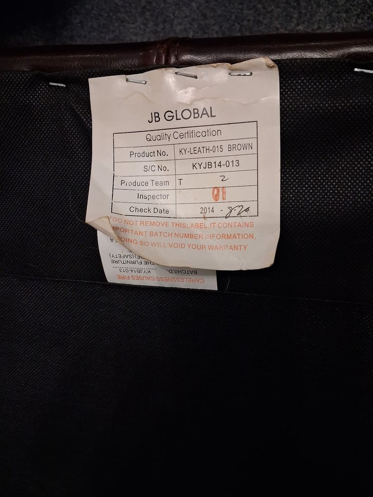 6 leather dining chairs