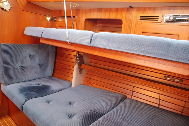 HALLBERG RASSY 342 CRUISING YACHT. (The Bentley of Sailing yachts.)