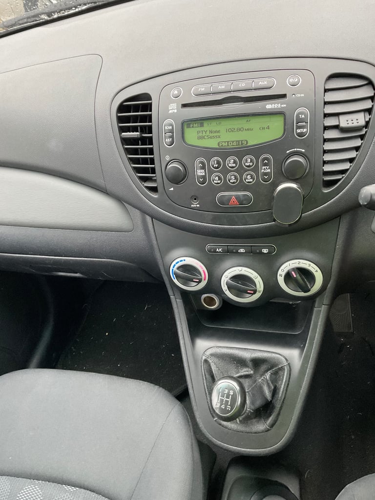 Hyundai, I10, Hatchback, 2008, Manual, 1086 (cc), 5 doors