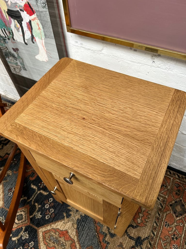 Dunelm Bedise Table in Oak 