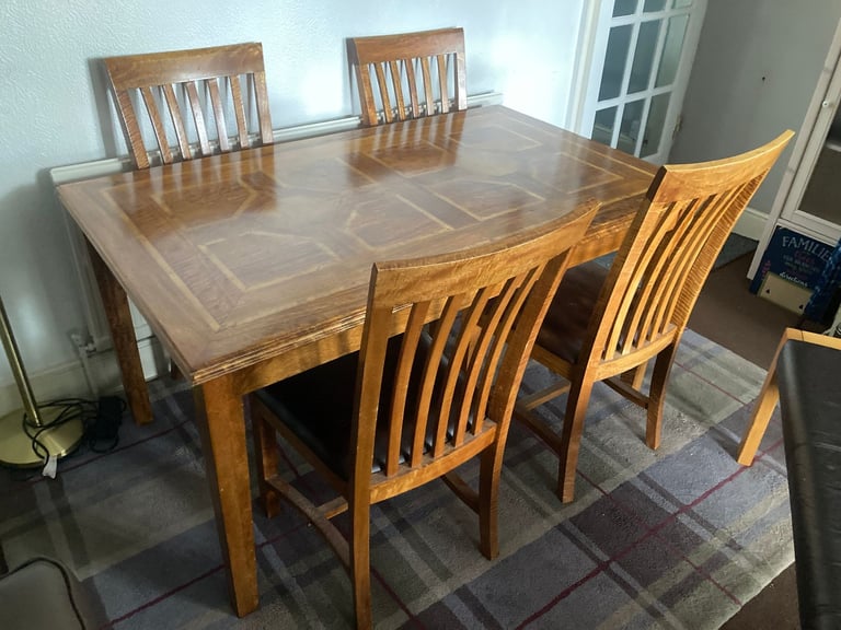 Marks & Spencer Walnut Dining Table & Chairs