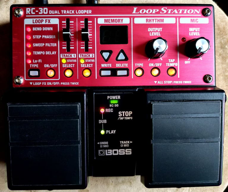 image for Roland BOSS RC30 Dual track loop station in AS NEW condition
