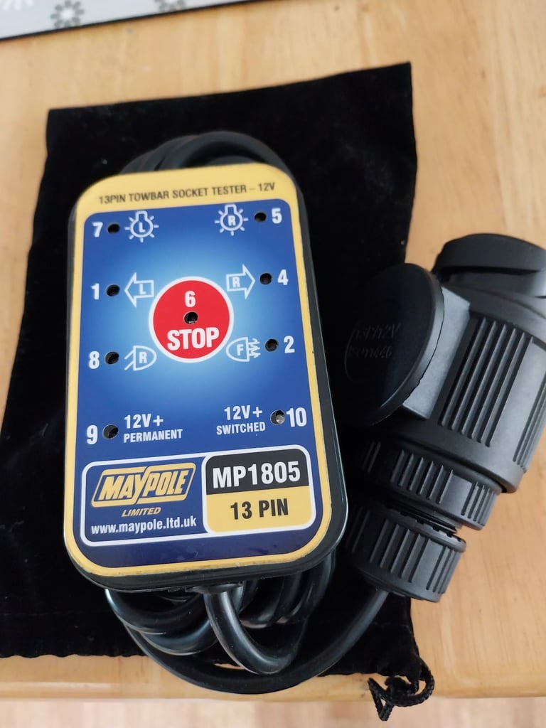 Towbar socket tester