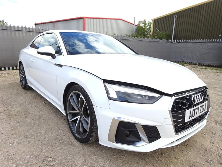 2021 71 REG AUDI A5 S LINE 40 TFSI AUTO DAMAGED REPAIRABLE SALVAGE