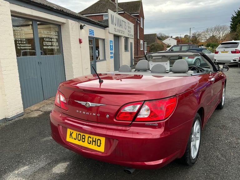 2008 Chrysler Sebring 2.0 CRD Limited 2dr CONVERTIBLE Diesel Manual