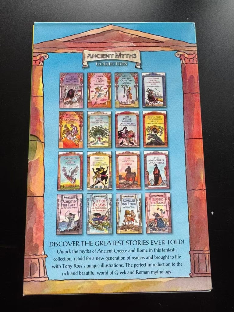 Ancient Myths Collection 16 Books Boxset by Geraldine McCaughrean Tony Ross