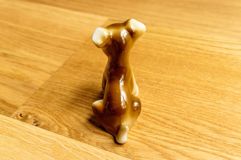 1970s Soviet Porcelain Puppy | Polonsky Factory