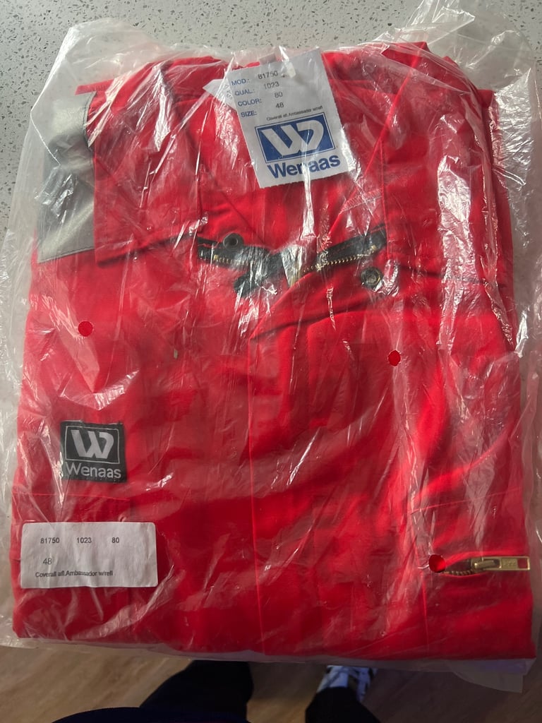 Wenass fire retardant overalls size 48