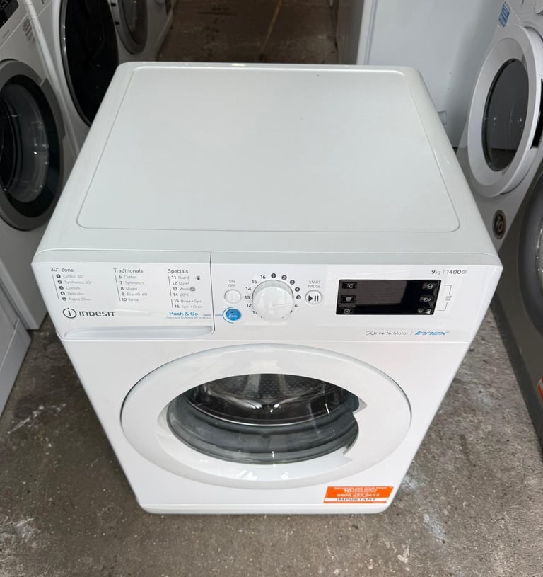Indesit Innex 9kg Washing Machine With Free Delivery N Warranty 