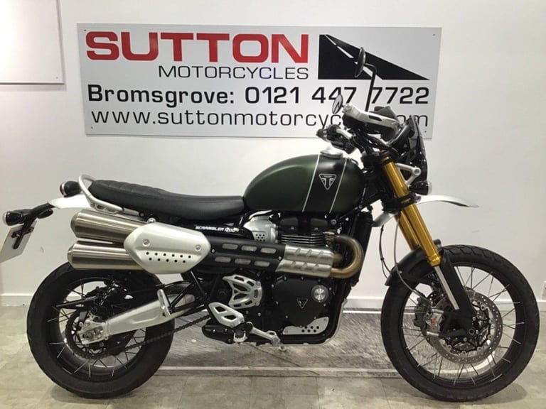 Triumph Scrambler 1200XE with Ohlins.