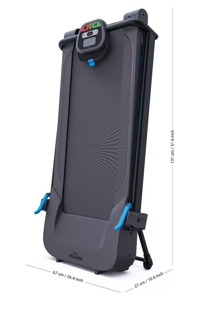 £170 DOMYOS walking treadmill 8km/h high 20 stone weight limit Xmas fit