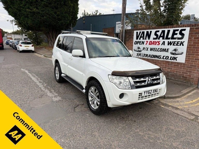 2012 62 MITSUBISHI SHOGUN 3.2 DI-DC SG2 4WORK SUV 3DR DIESEL MANUAL 4WD L3 (213