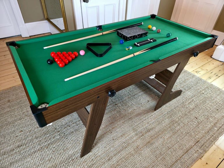 SNOOKER TABLE | 6ft | VERTICAL FOLDING | FOLDABLE | BILLIARDS | POOL