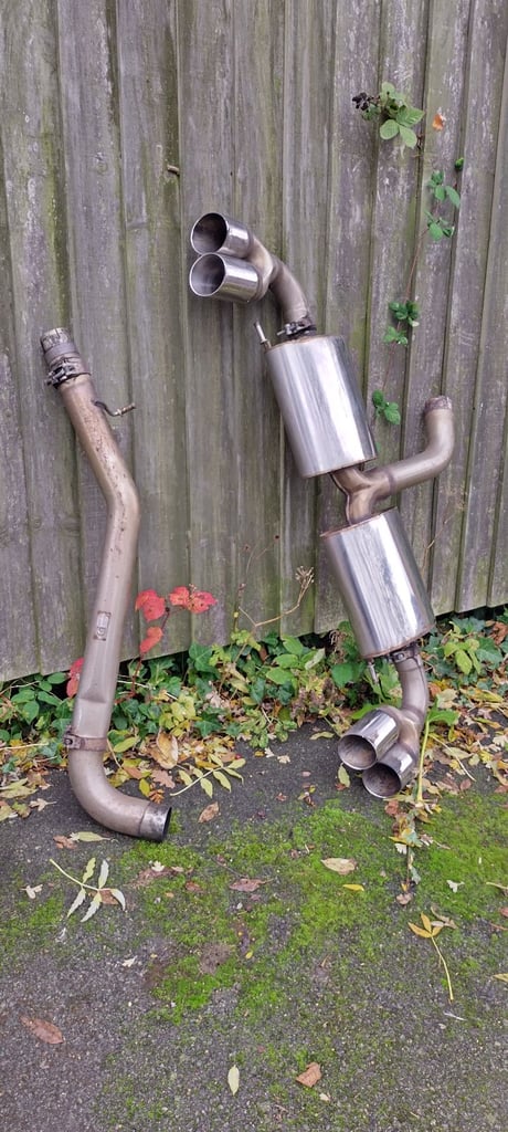 AUDI TT MK2 3.2 SCORPION STAINLESS EXHAUST USED 