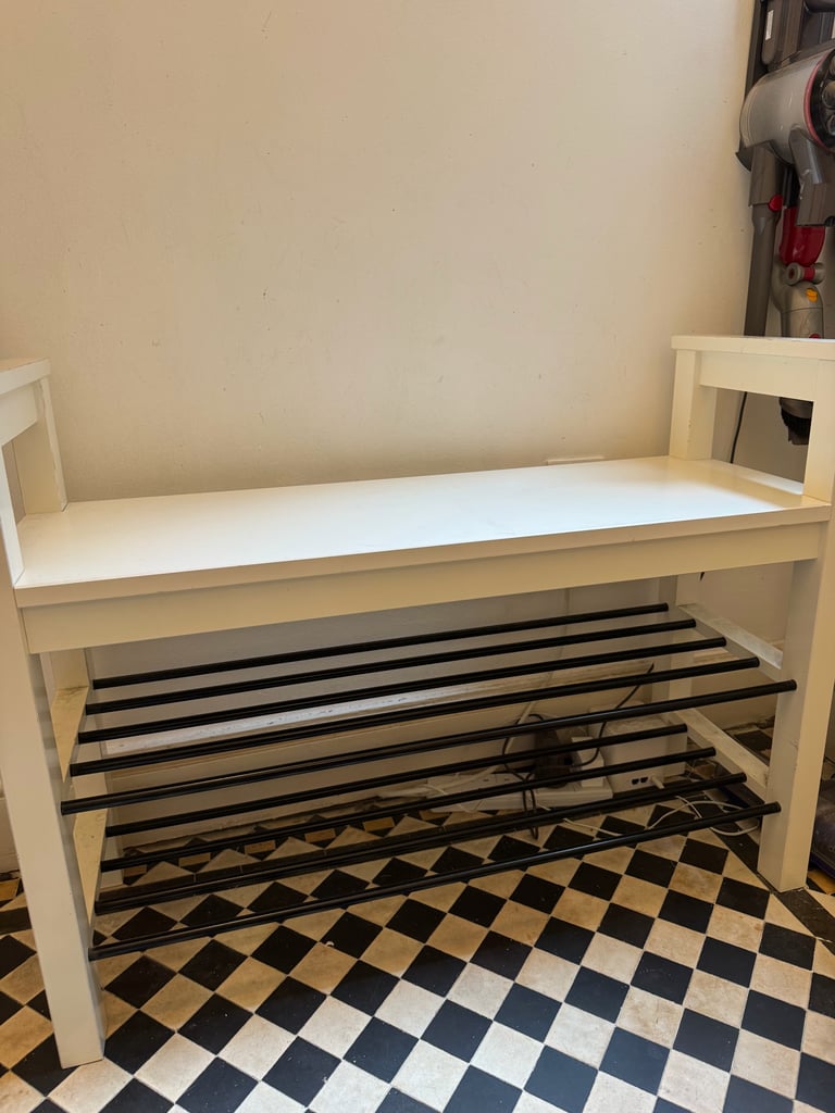 IKEA HEMNES Bench with Shoe Storage, 85x32x65 cm