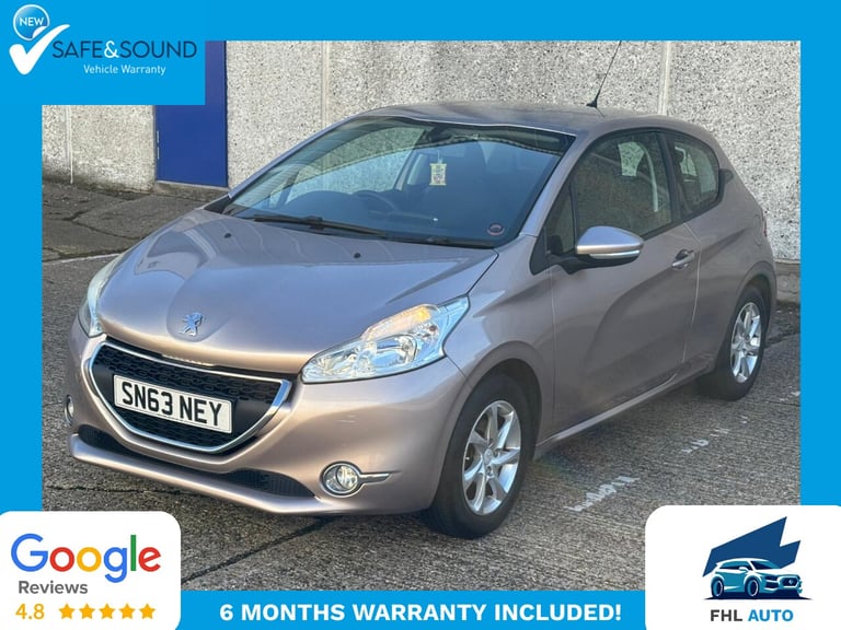 2013 Peugeot 208 1.0 VTi Active 3dr HATCHBACK Petrol Manual