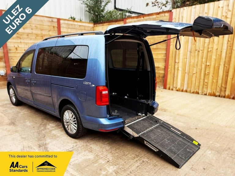 2018 Volkswagen Caddy Maxi Life 5 Seat Auto Wheelchair Accessible Disabled Access Vehicle WAV MPV...