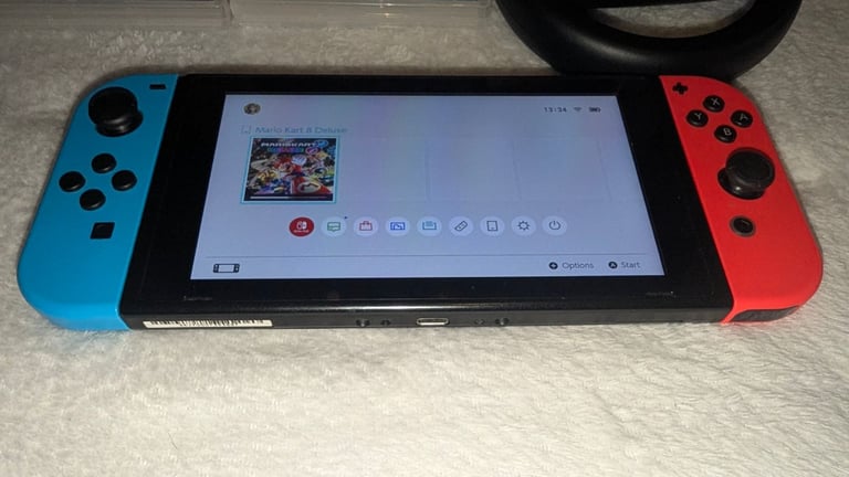 Nintendo switch bundle, boxed  with 9 games