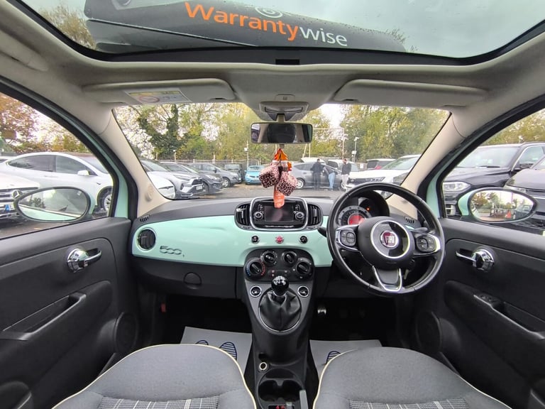 2016 Fiat 500 1.2 Petrol Manual Lounge Sunroof 3dr Euro 6 Road Tax 20  ULEZ Free HATCHBACK Petrol...