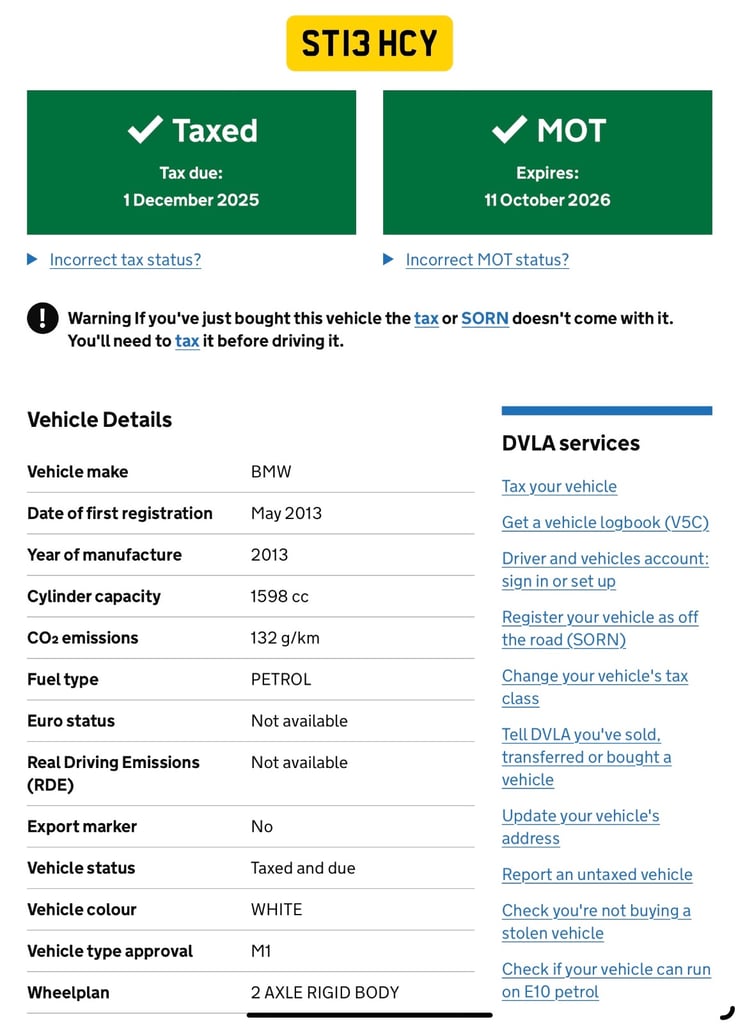 BMW, 1 SERIES, Hatchback, 2013, Manual, 1598 (cc), 5 doors