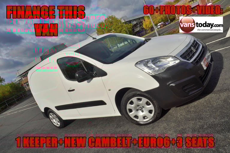 image for 2018 Peugeot Partner 1.6 Partner Professional L1 Blue HDi + EURO 6 Panel Van Diesel Manual