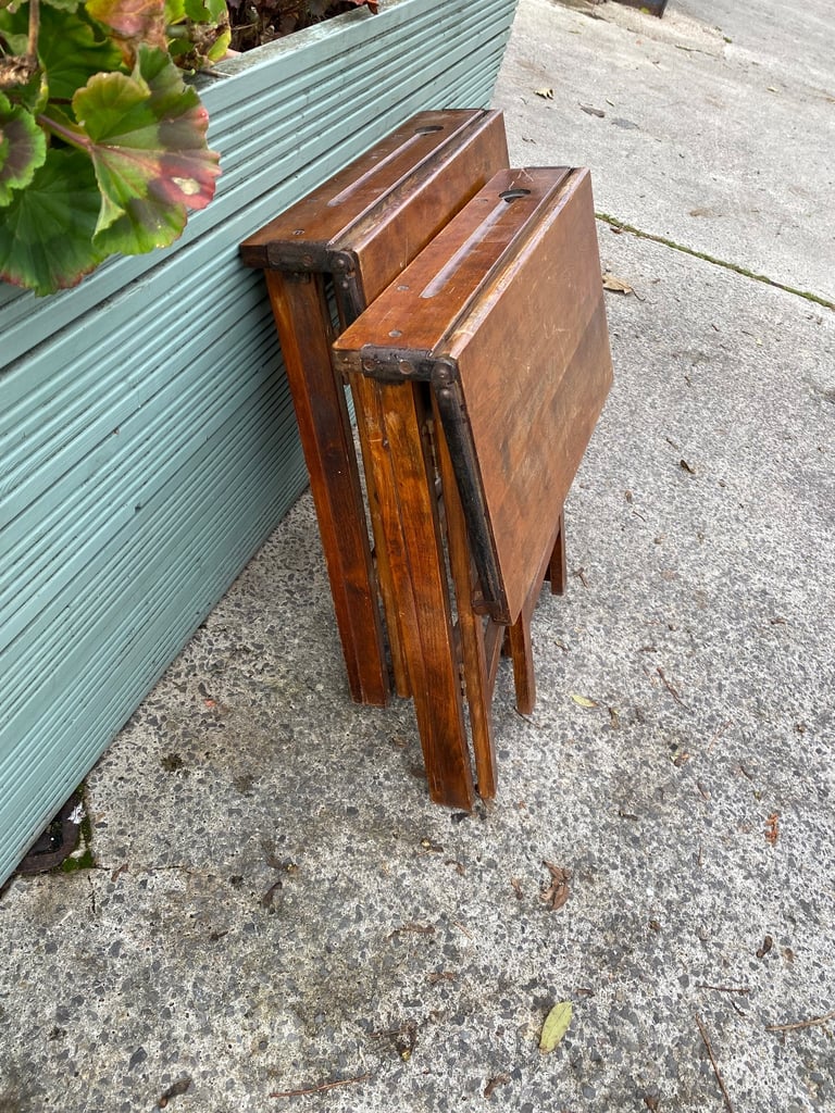 Pair of Victorian Folding Children’s Desks