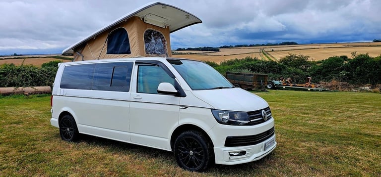 VW T6 Transporter Hi-Line 2019 4 berth 5 belt LWB pop top camper 172k