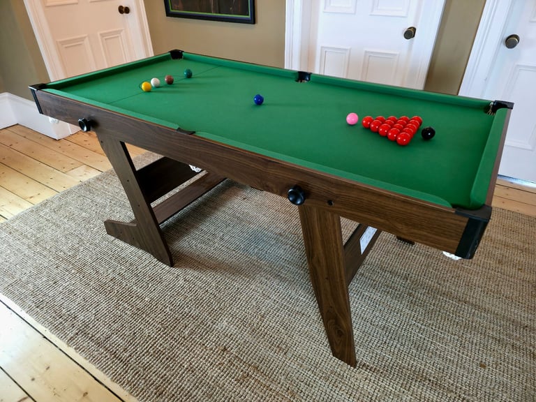 SNOOKER TABLE | 6ft | VERTICAL FOLDING | FOLDABLE | BILLIARDS | POOL