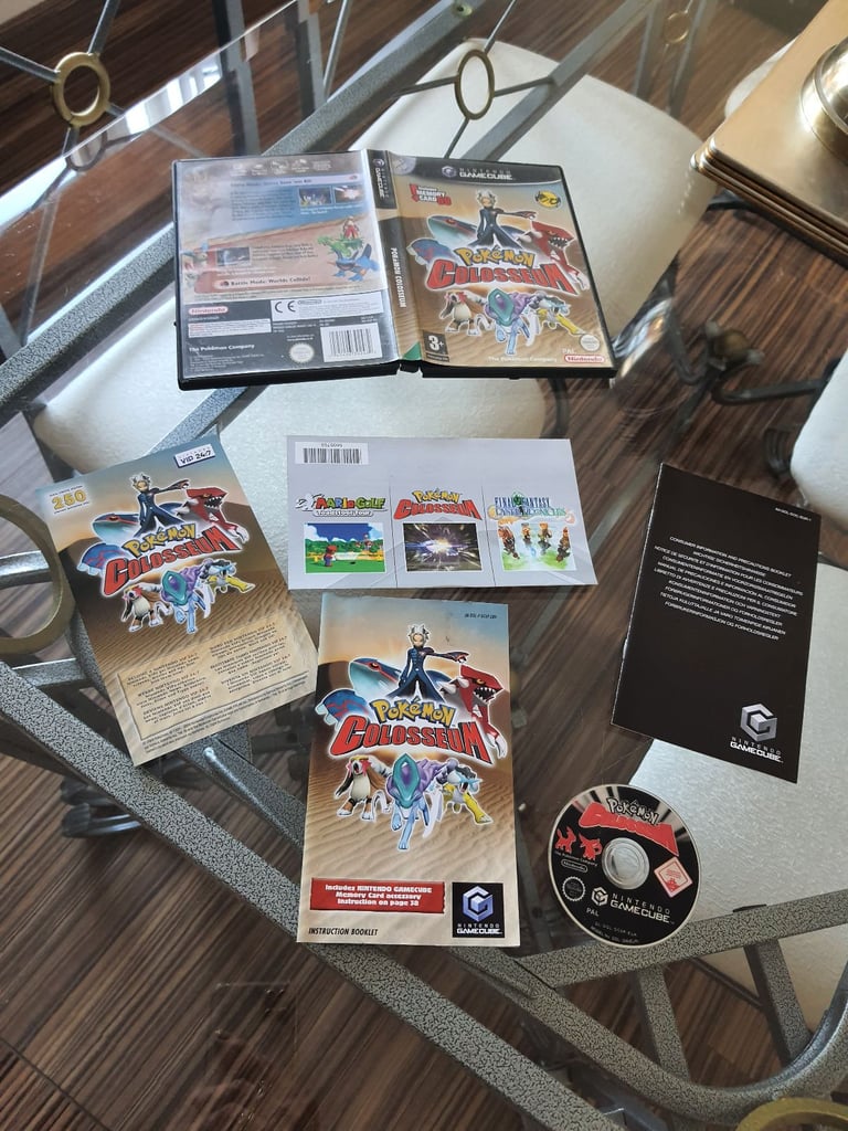 Pokemon Colosseum 🖤 Nintendo Gamecube 🖤 Boxed with Manual