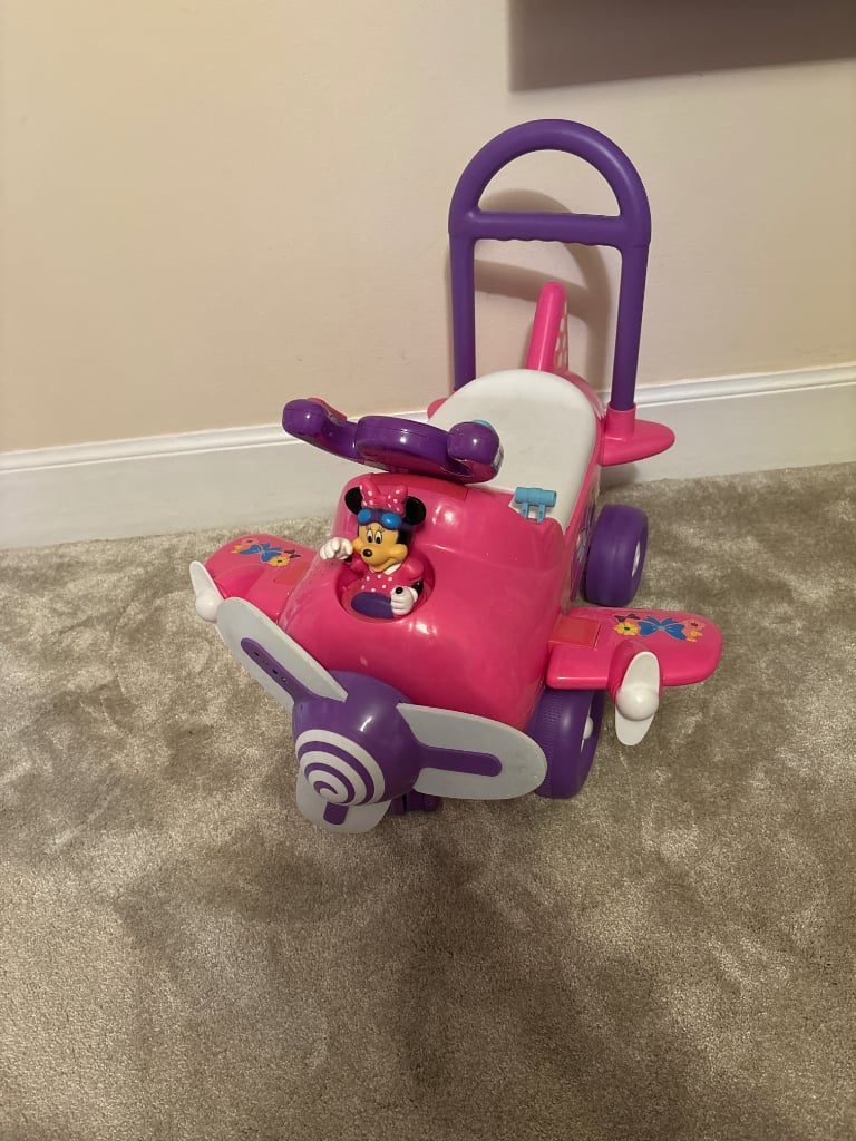image for Minnie mouse aeroplane ride-on