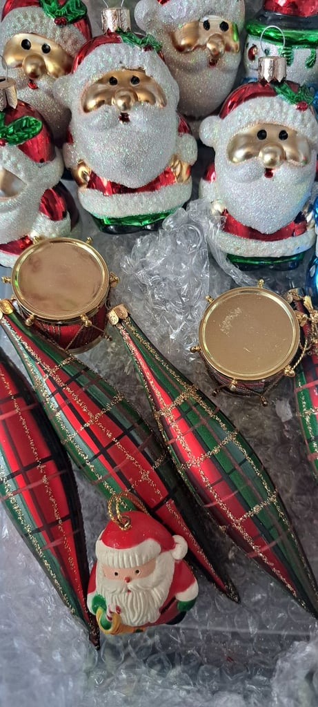 Vintage Christmas baubles 