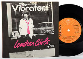 THE VIBRATORS London Girls Live / Stiff Little Fingers Live EX 1977 UK PUNK 7inch