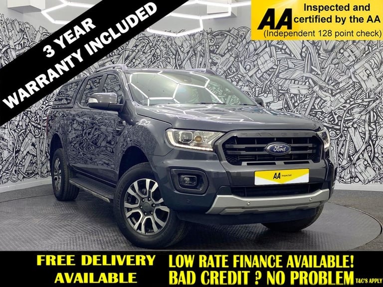 2021 Ford Ranger 2.0 EcoBlue Wildtrak Pickup Double Cab 4dr Diesel Auto 4WD Euro 6 (s/s) (21 PICK...