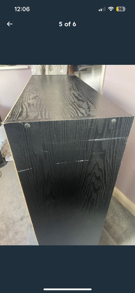 Black ash bookcases x 2. BR3   £30. For Both 