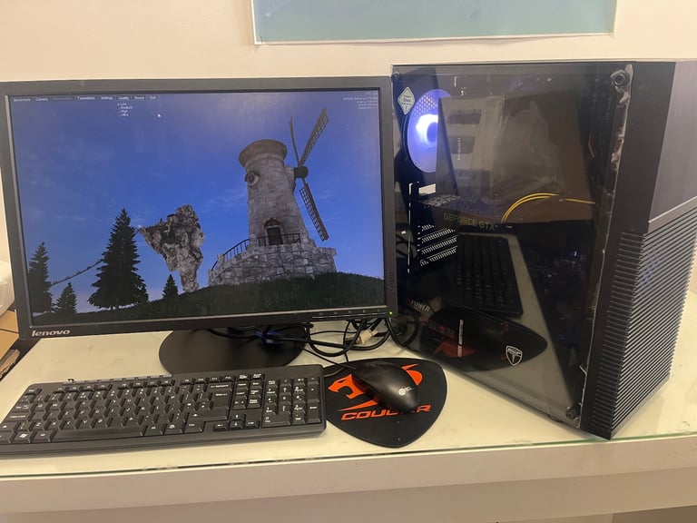 i5 Gaming pc 16g. Ram full Rgb case windows 11