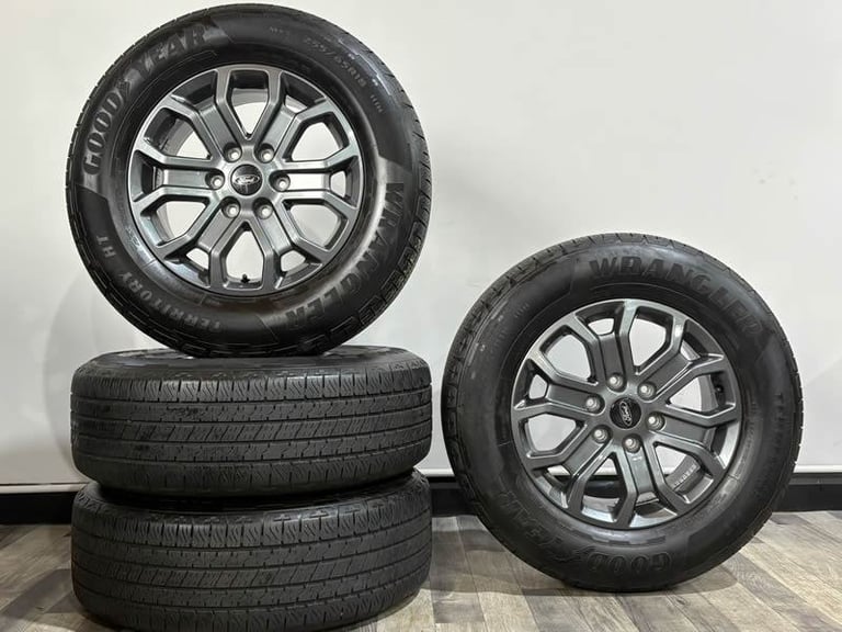 18" Genuine Ford Ranger Wildtrack Alloy Wheels & GOODYEAR HT Tyres