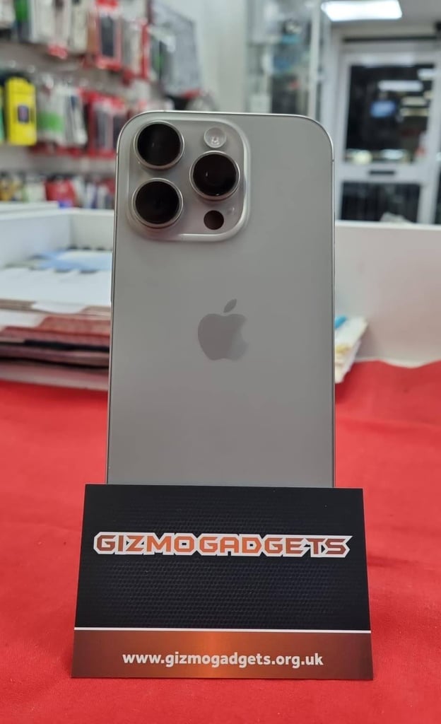 image for APPLE iPHONE 16 PRO 128GB - NATURAL TITANIUM -UNLOCKED-(EXCELLENT CONDITION)+ WARRANTY