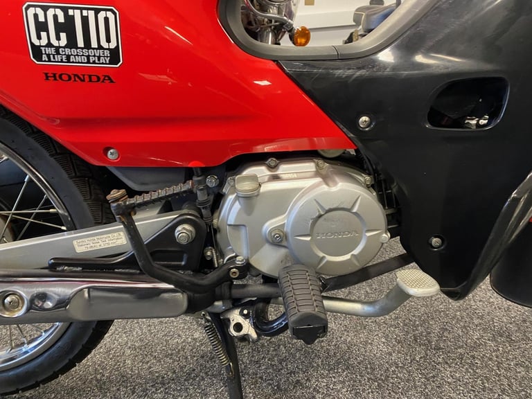 2013 JDM Honda CC110 Cross Cub in red and black