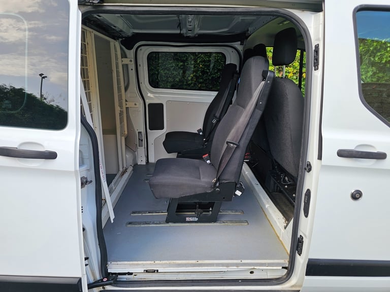 2018 68 FORD TRANSIT CUSTOM 2.0 TDCI 320 ECOBLUE DCIV EURO6 CREW VAN EX POLICE 