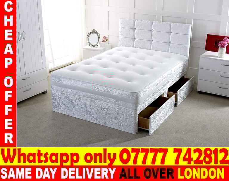 image for NEW BED AND MATTRESS, SINGLE - DOUBLE SMALL - DOUBLE (KJN