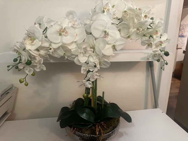 Artificial Orchard Flowers with Pot