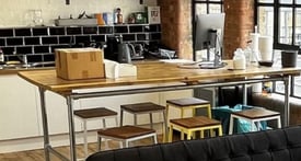 office furniture bar table with 6 stools